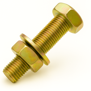 M20 Brass Bolt With nut and washer